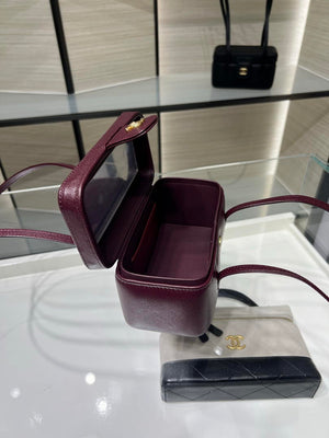 Chanel AP5067 26SS Long Vanity with Leather Strap Wine Red - Default Title - View 7