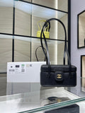 Chanel AP5067 26SS Long Vanity with Leather Strap Black