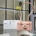 Chanel  AP5067 26SS Long Vanity with Leather Strap Grained Shiny Calfskin & Gold-Tone Metal  Light Pink - Default Title - View 1