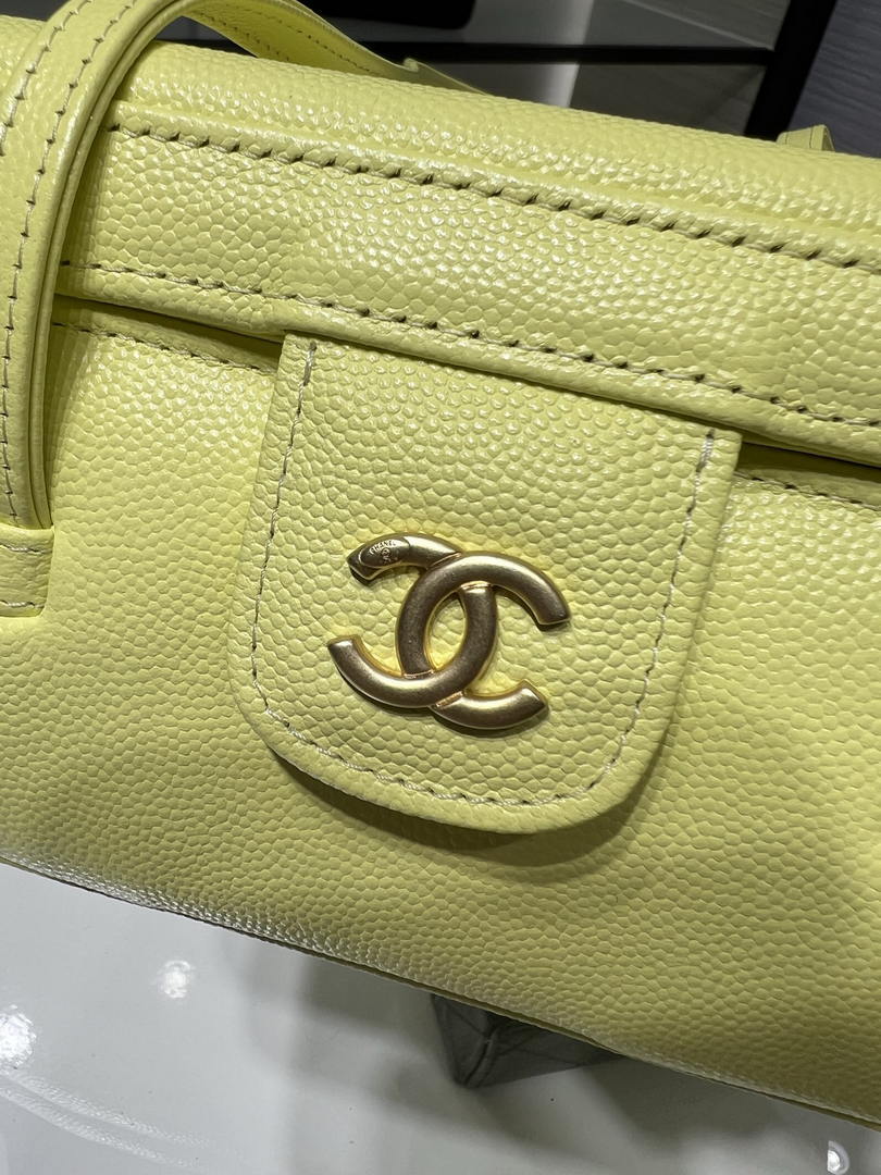 Chanel AP5067 26SS Long Vanity with Leather Strap Yellow - Default Title - View 5