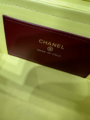 Chanel AP5067 26SS Long Vanity with Leather Strap Yellow - Default Title - View 9