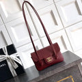Chanel AP5068 Mini Flap Bag Grained Shiny Calfskin & Gold-Tone Metal Red