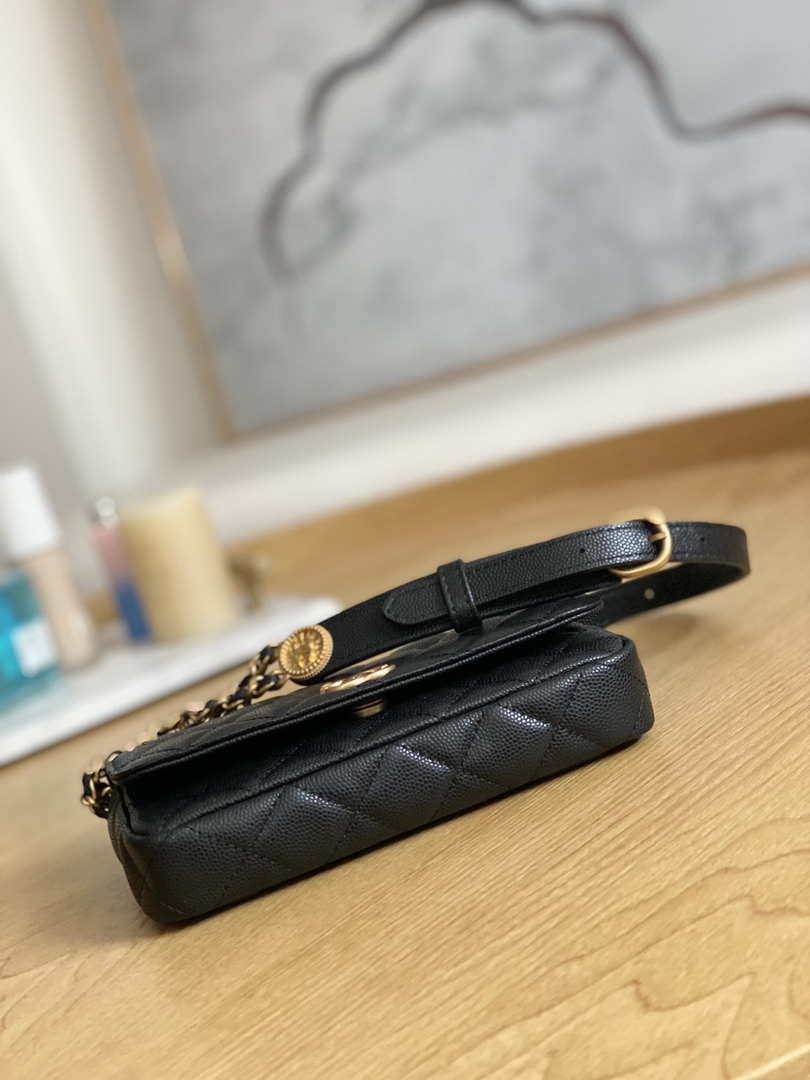 Chanel AP81210 Belt Pocket Bag Black - Default Title - View 7