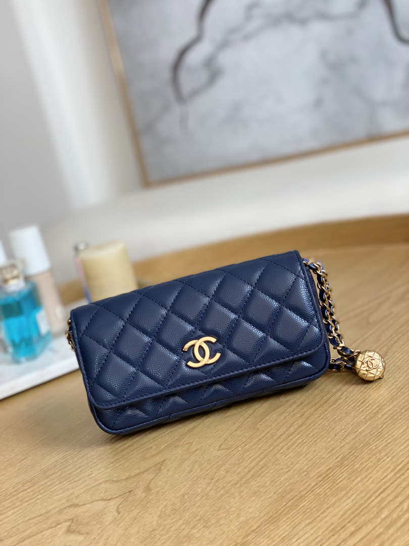 Chanel AP81210 Belt Pocket Bag Blue - Default Title - View 1