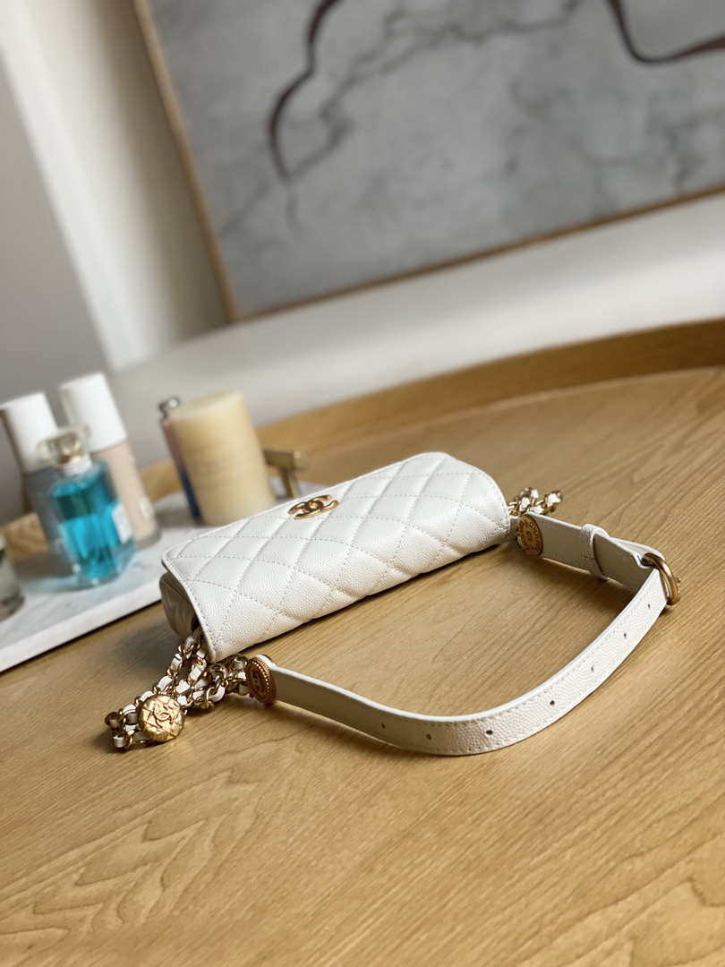 Chanel AP81210 Belt Pocket Bag White - Default Title - View 6