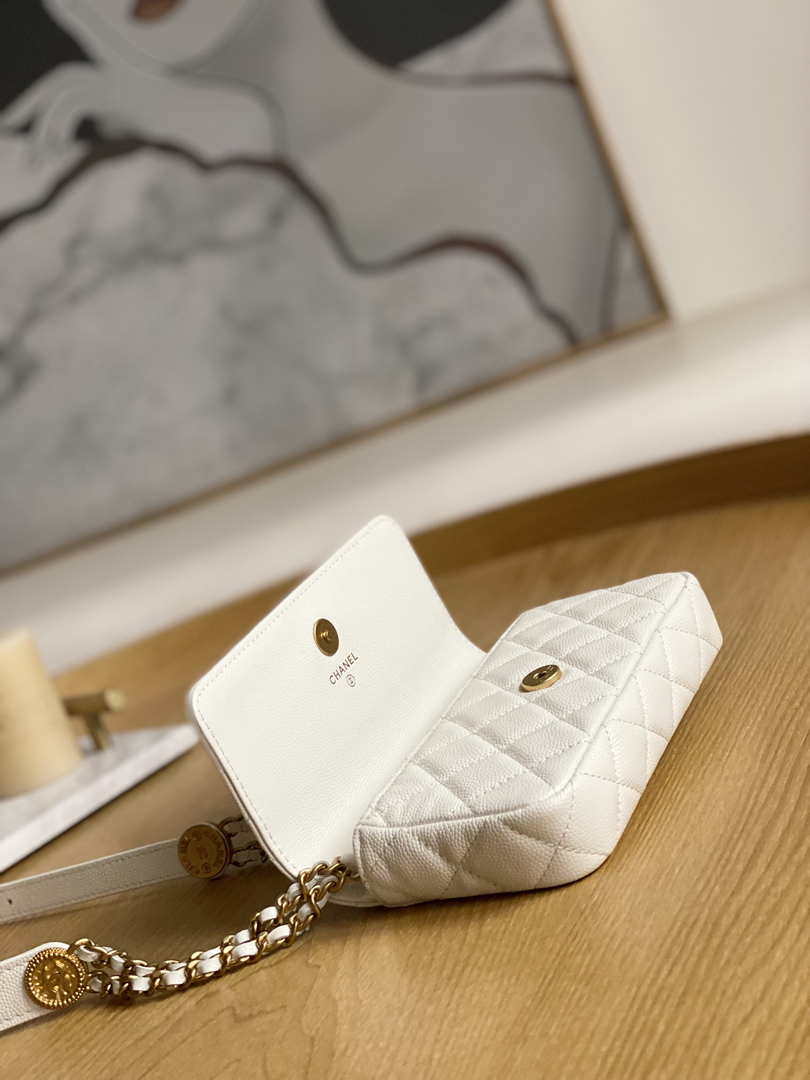 Chanel AP81210 Belt Pocket Bag White - Default Title - View 7