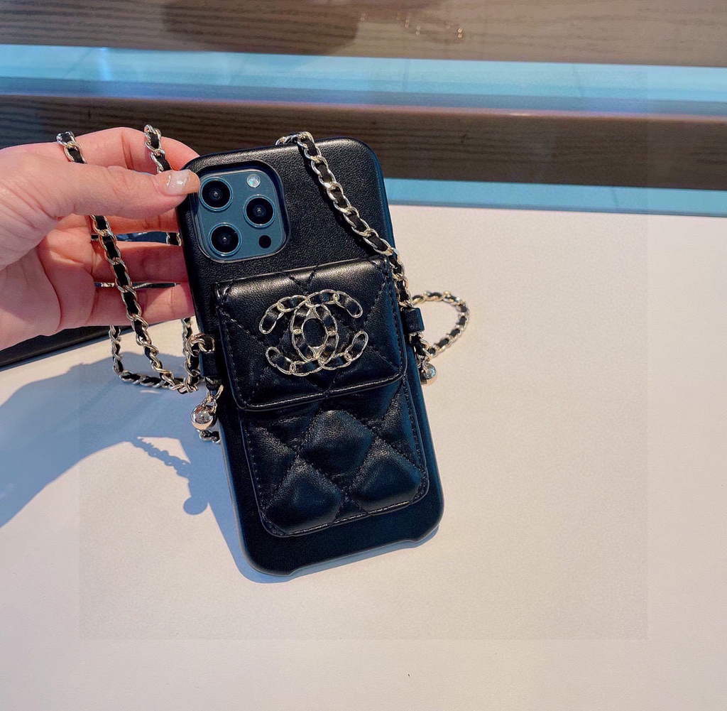Chanel Apple Iphone Leather Premium Deluxe Phone Case Protection 10614