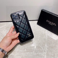 Chanel Apple Iphone Leather Premium Deluxe Phone Case Protection 10615 - Default Title - View 1