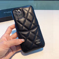 Chanel Apple Iphone Leather Premium Deluxe Phone Case Protection 10616 - Default Title - View 1