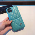 Chanel Apple Iphone Leather Premium Deluxe Phone Case Protection 10617 - Default Title - View 1