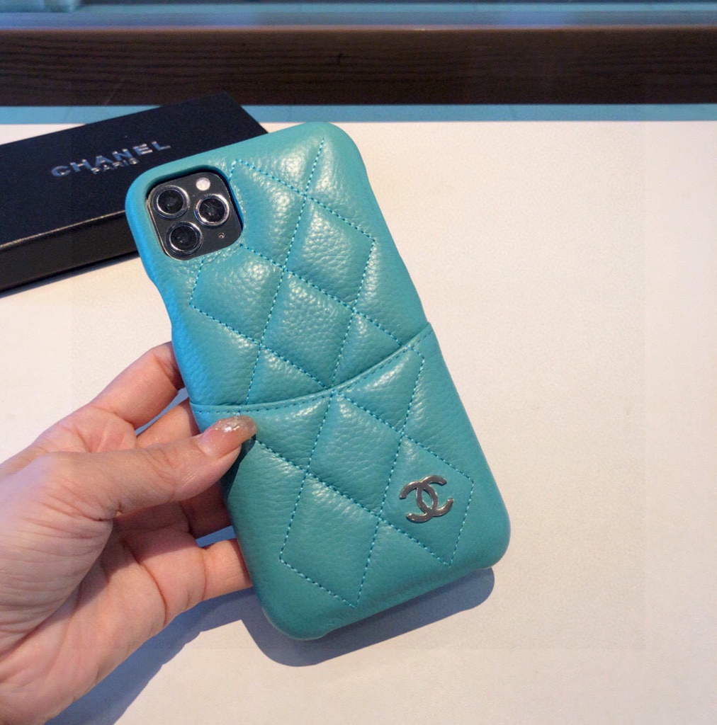 Chanel Apple Iphone Leather Premium Deluxe Phone Case Protection 10617 - Default Title - View 1
