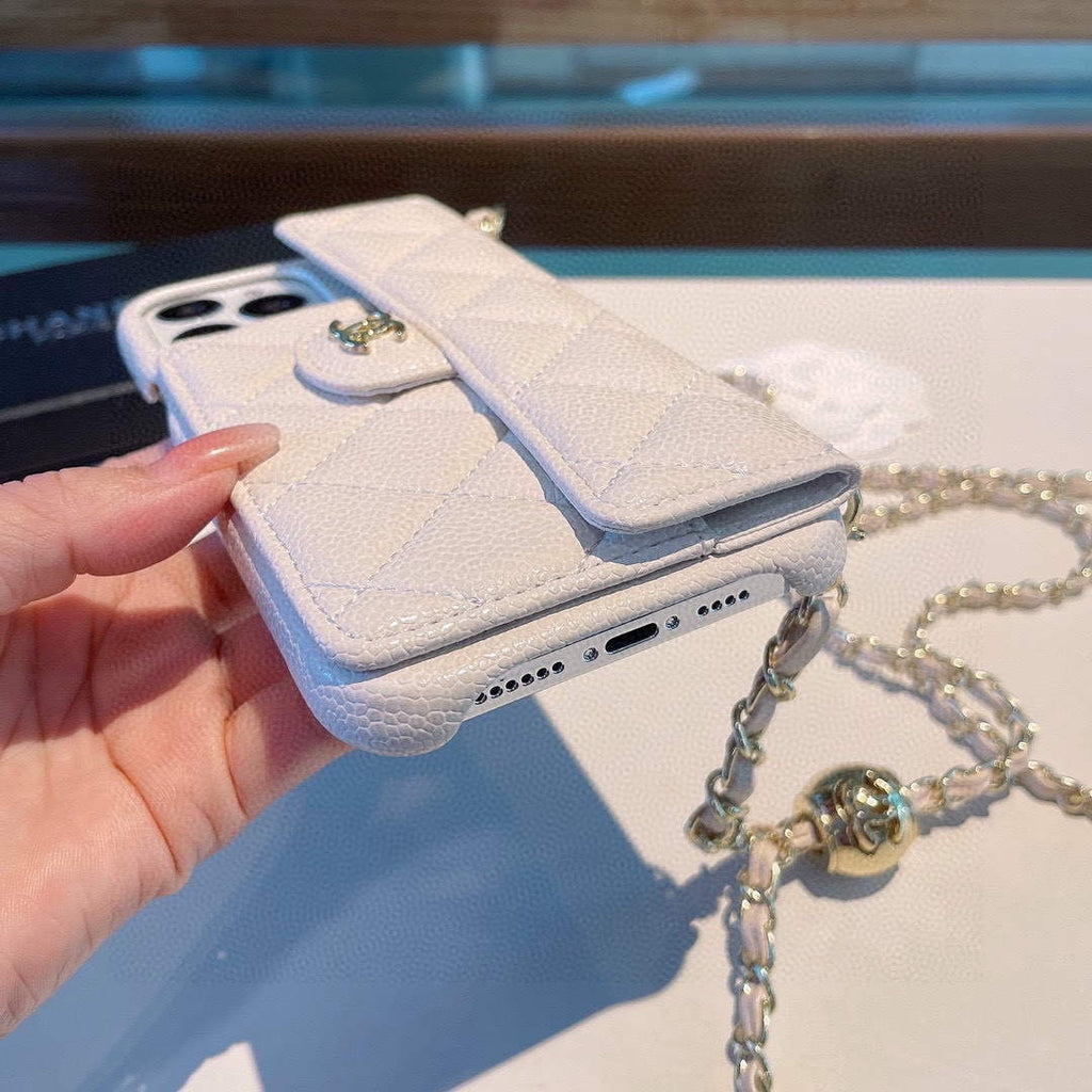 Chanel Apple Iphone Leather Premium Deluxe Phone Case Protection C11001