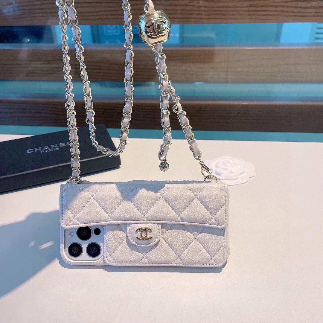 Chanel Apple Iphone Leather Premium Deluxe Phone Case Protection C11001