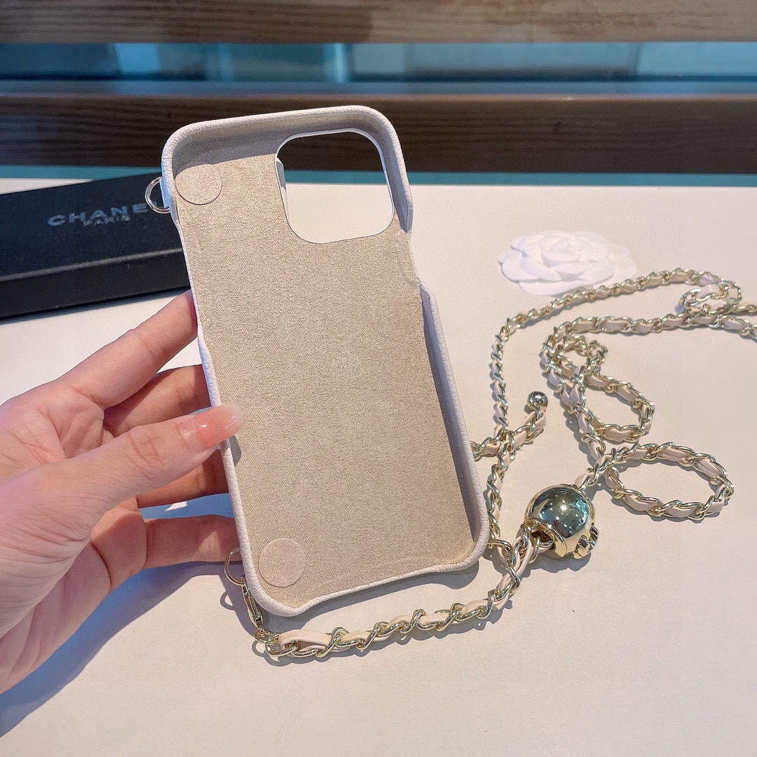Chanel Apple Iphone Leather Premium Deluxe Phone Case Protection C11001