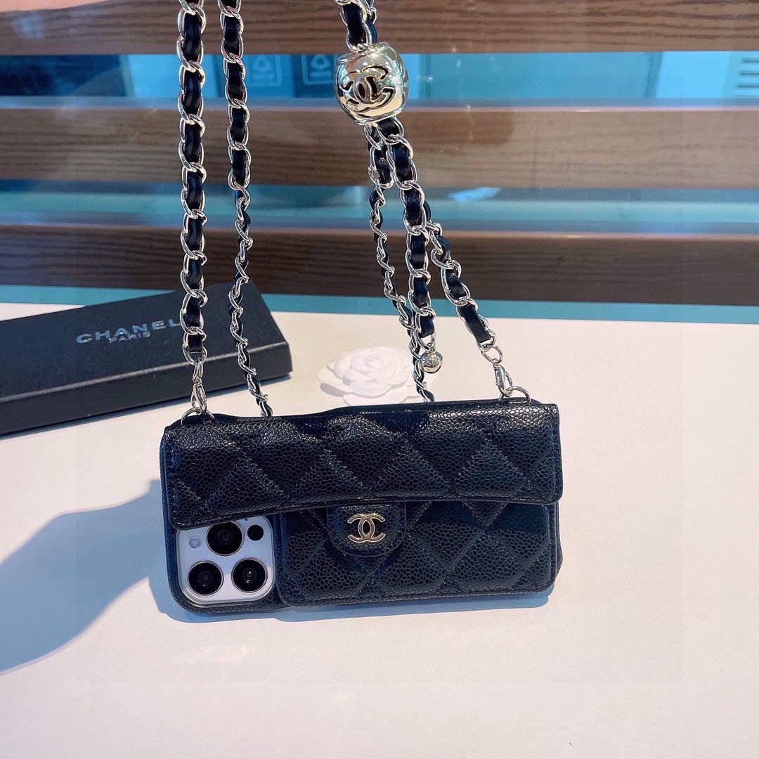 Chanel Apple Iphone Leather Premium Deluxe Phone Case Protection C11002