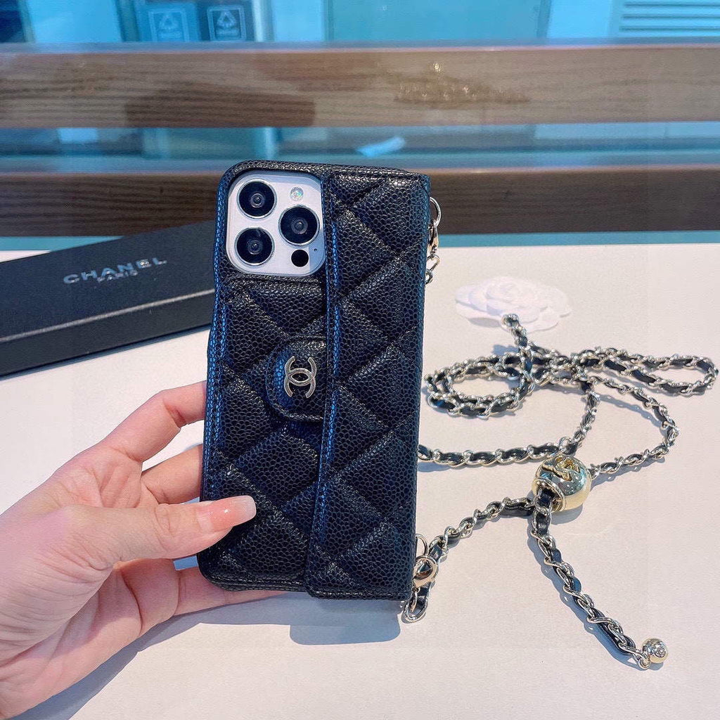 Chanel Apple Iphone Leather Premium Deluxe Phone Case Protection C11002