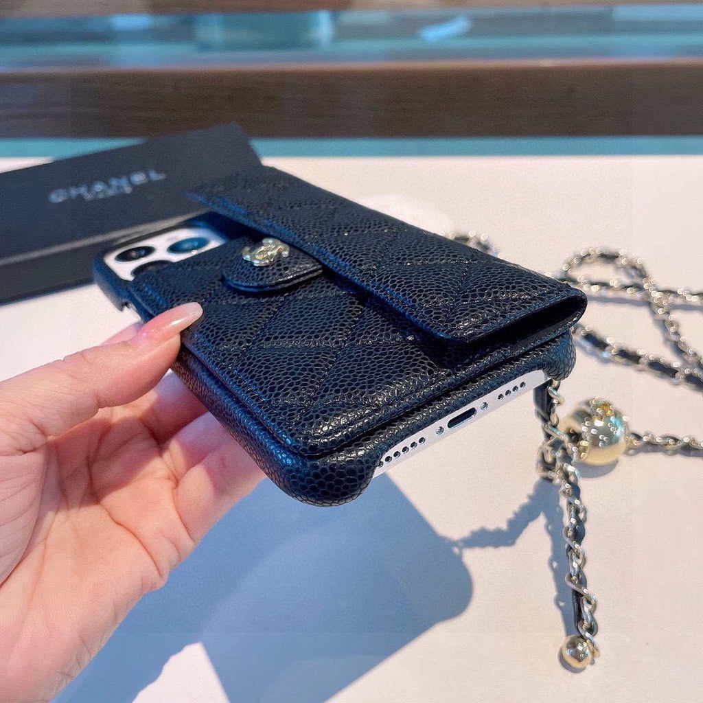 Chanel Apple Iphone Leather Premium Deluxe Phone Case Protection C11002