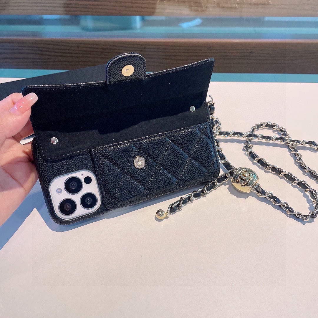 Chanel Apple Iphone Leather Premium Deluxe Phone Case Protection C11002