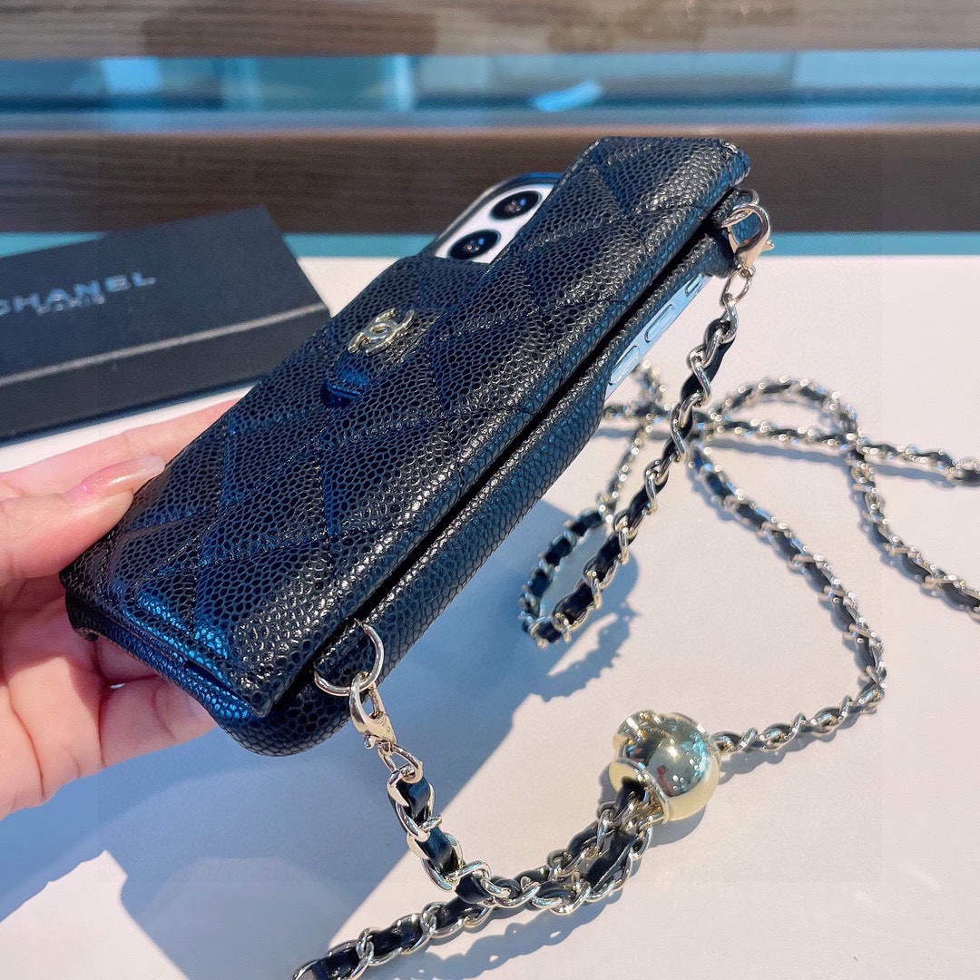 Chanel Apple Iphone Leather Premium Deluxe Phone Case Protection C11002