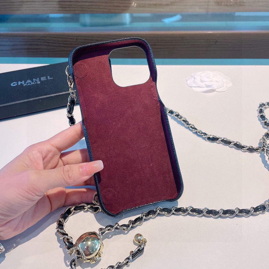 Chanel Apple Iphone Leather Premium Deluxe Phone Case Protection C11002