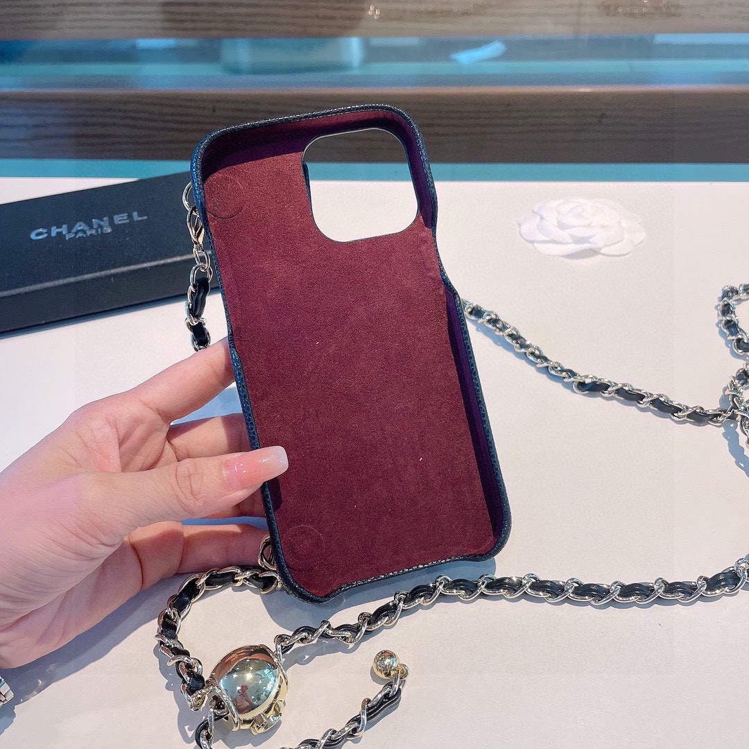 Chanel Apple Iphone Leather Premium Deluxe Phone Case Protection C11002