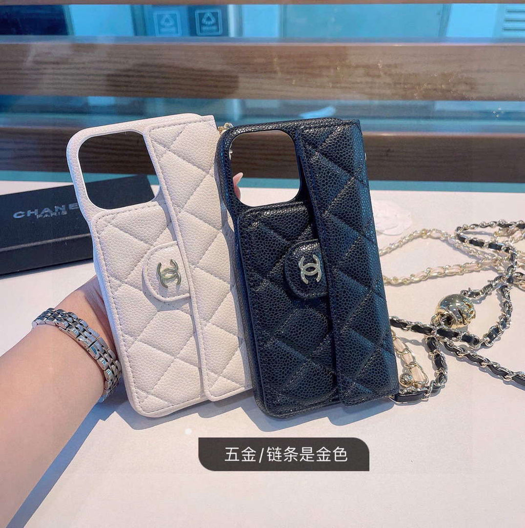 Chanel Apple Iphone Leather Premium Deluxe Phone Case Protection C11002