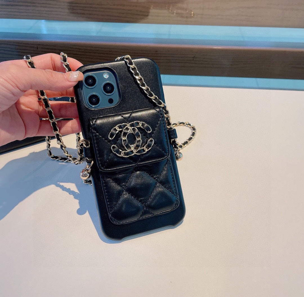 Chanel Apple Iphone Leather Premium Deluxe Phone Case Protection C11003