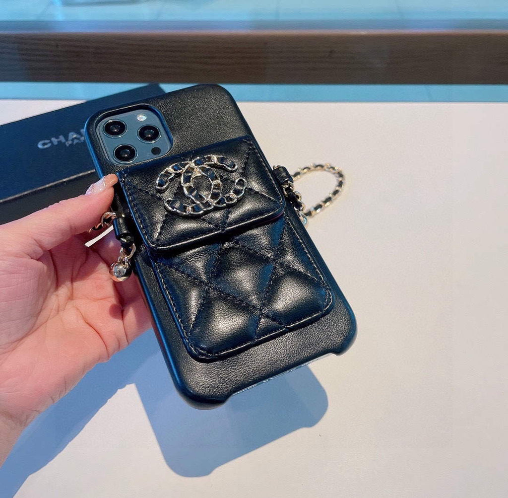 Chanel Apple Iphone Leather Premium Deluxe Phone Case Protection C11003