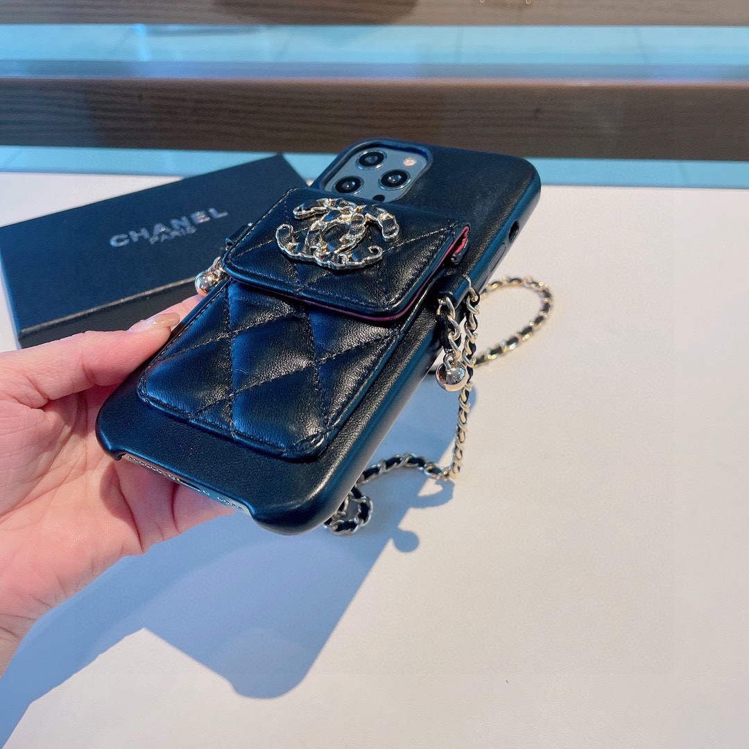Chanel Apple Iphone Leather Premium Deluxe Phone Case Protection C11003
