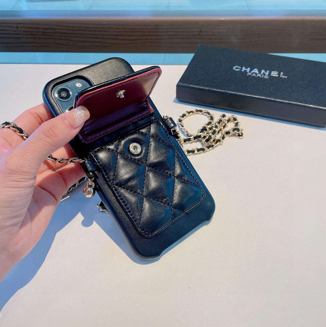 Chanel Apple Iphone Leather Premium Deluxe Phone Case Protection C11003