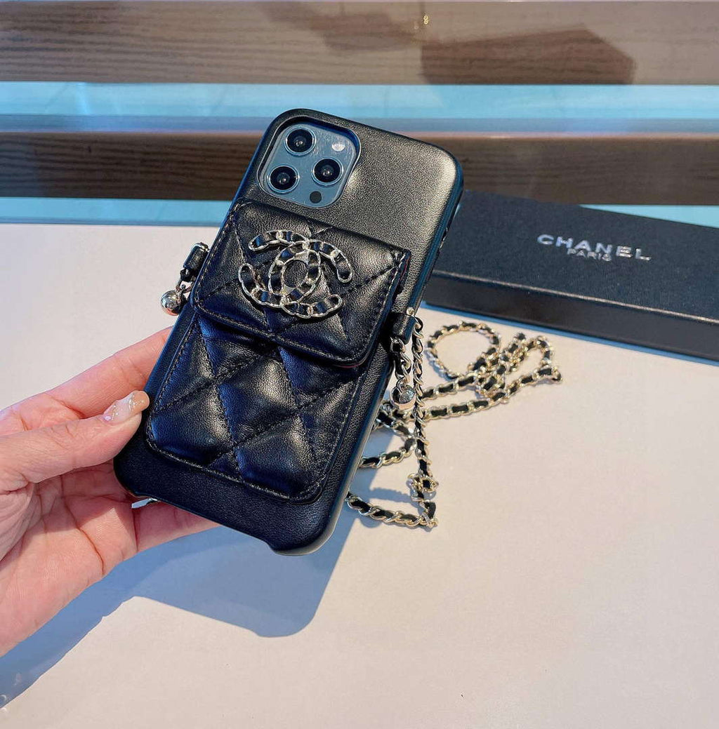 Chanel Apple Iphone Leather Premium Deluxe Phone Case Protection C11003