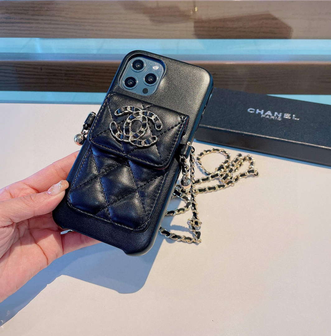 Chanel Apple Iphone Leather Premium Deluxe Phone Case Protection C11003