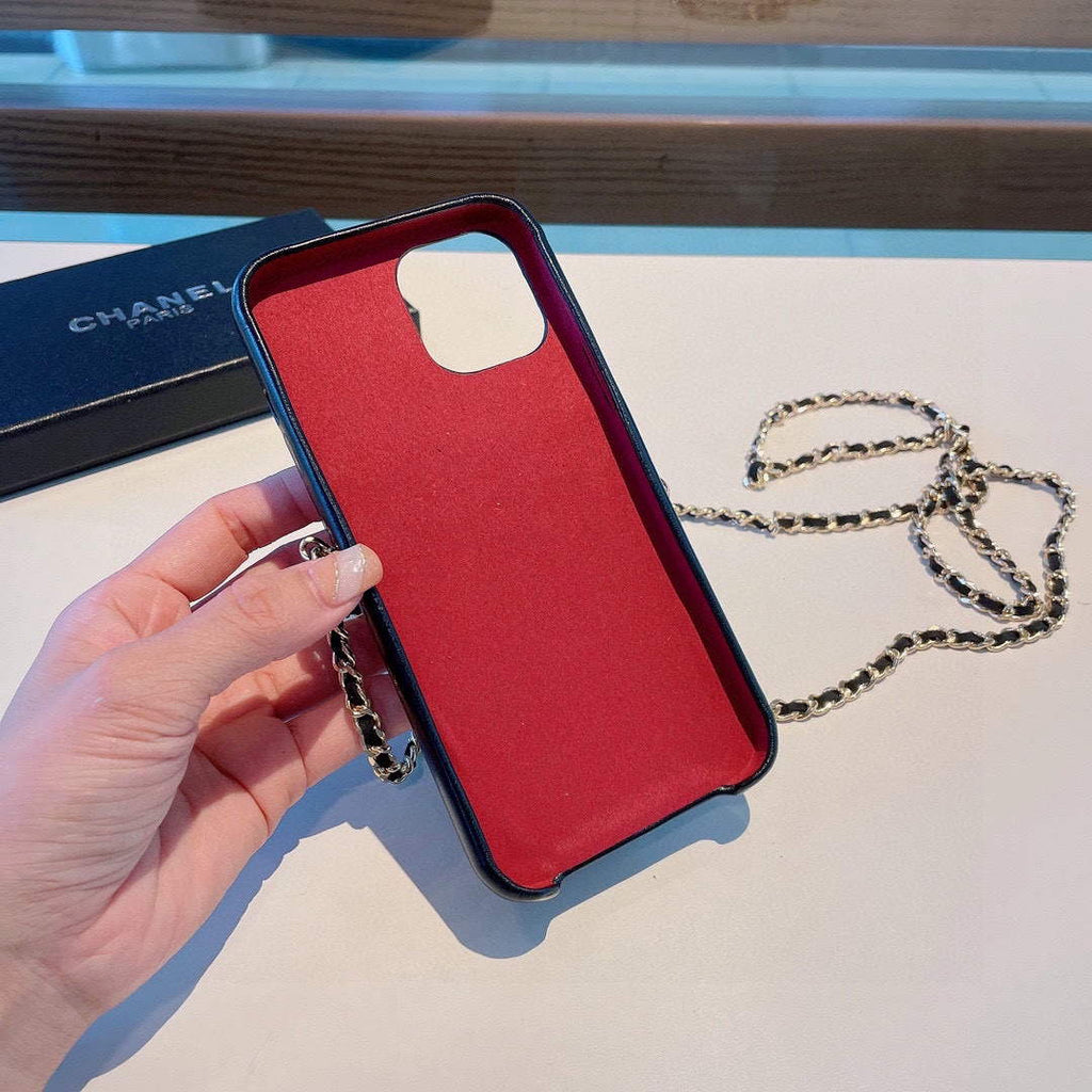 Chanel Apple Iphone Leather Premium Deluxe Phone Case Protection C11003