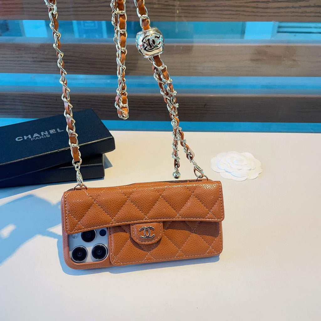 Chanel Apple Iphone Leather Premium Deluxe Phone Case Protection C11004
