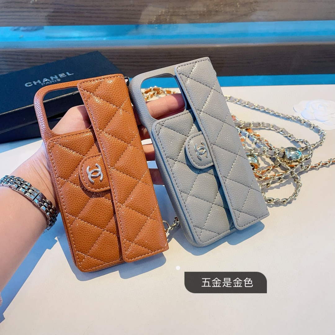 Chanel Apple Iphone Leather Premium Deluxe Phone Case Protection C11004