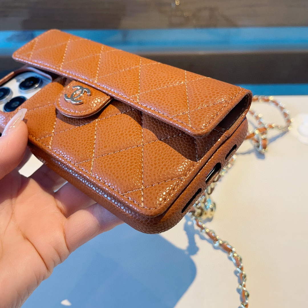 Chanel Apple Iphone Leather Premium Deluxe Phone Case Protection C11004