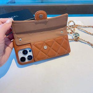 Chanel Apple Iphone Leather Premium Deluxe Phone Case Protection C11004 - iPhone15pro max £¨6.7£© - View 7