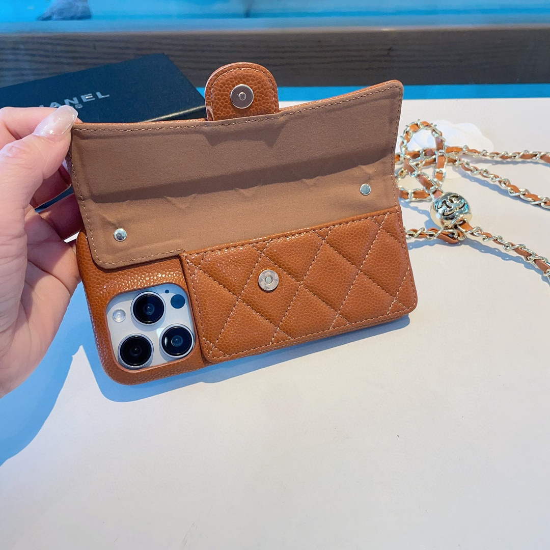Chanel Apple Iphone Leather Premium Deluxe Phone Case Protection C11004