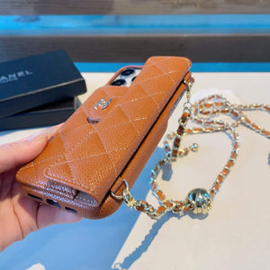 Chanel Apple Iphone Leather Premium Deluxe Phone Case Protection C11004 - iPhone15pro max £¨6.7£© - View 8