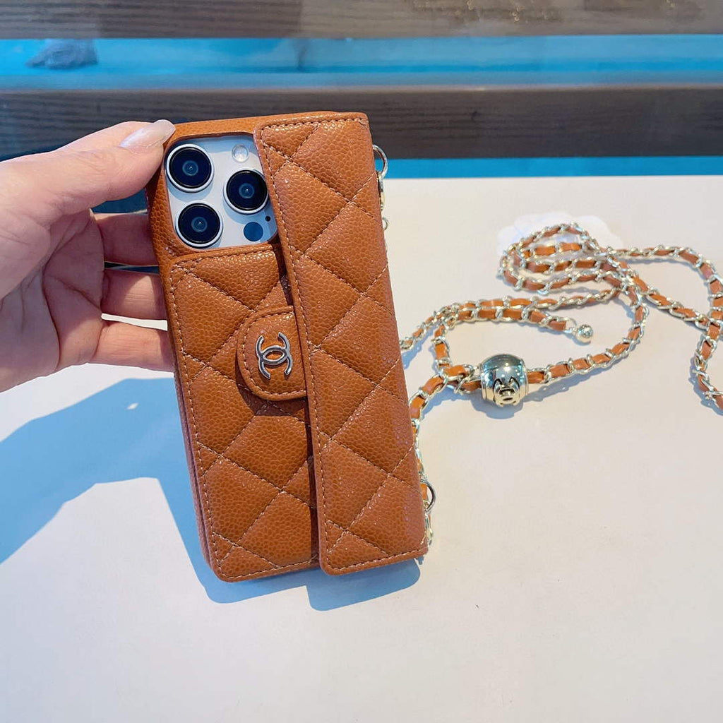 Chanel Apple Iphone Leather Premium Deluxe Phone Case Protection C11004