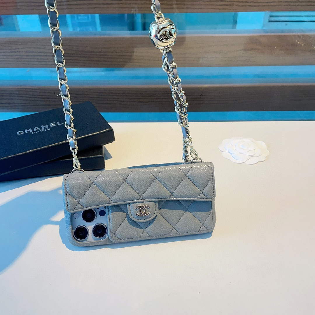 Chanel Apple Iphone Leather Premium Deluxe Phone Case Protection C11005