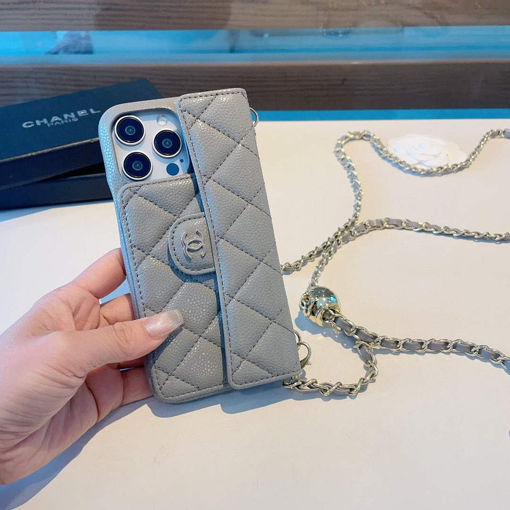 Chanel Apple Iphone Leather Premium Deluxe Phone Case Protection C11005