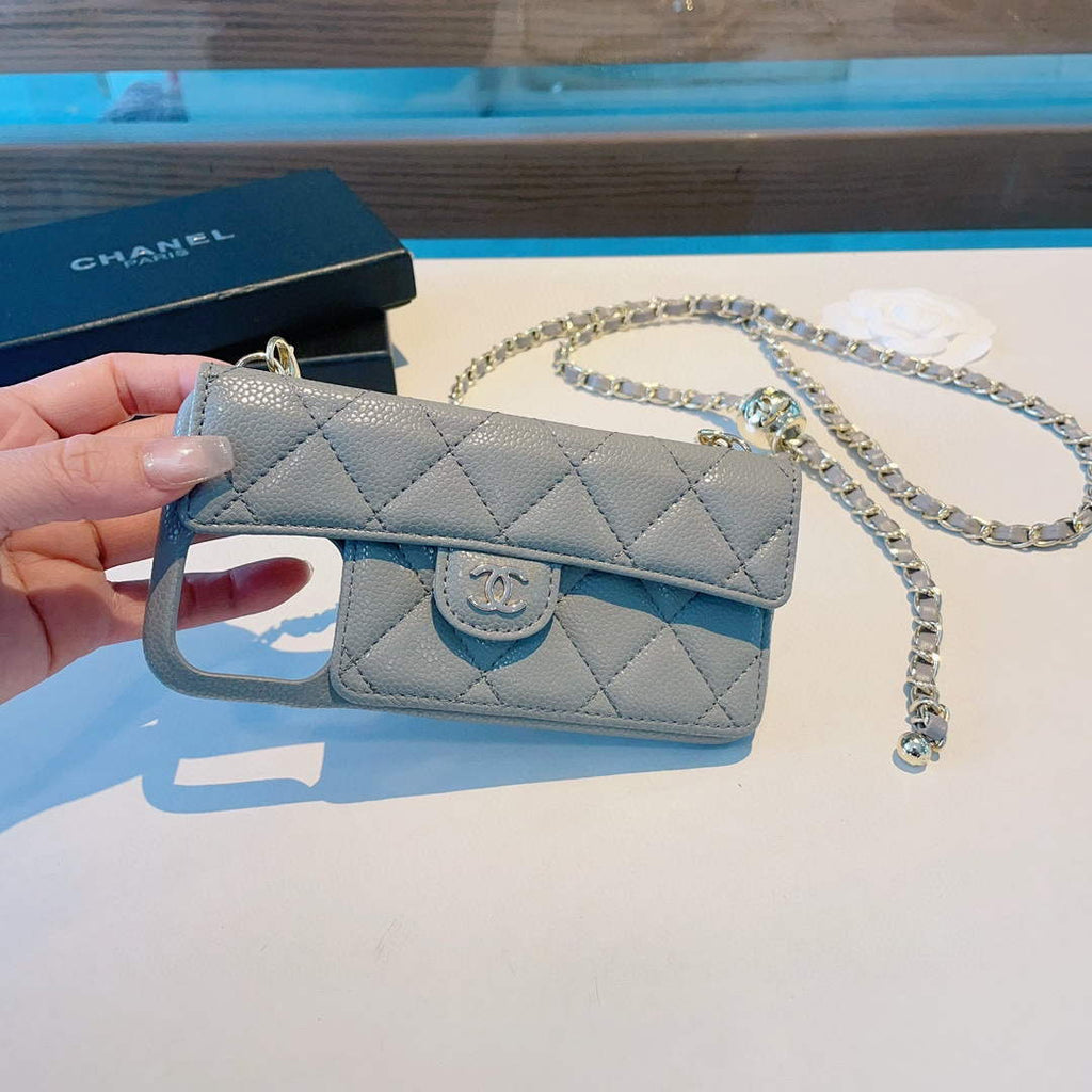 Chanel Apple Iphone Leather Premium Deluxe Phone Case Protection C11005