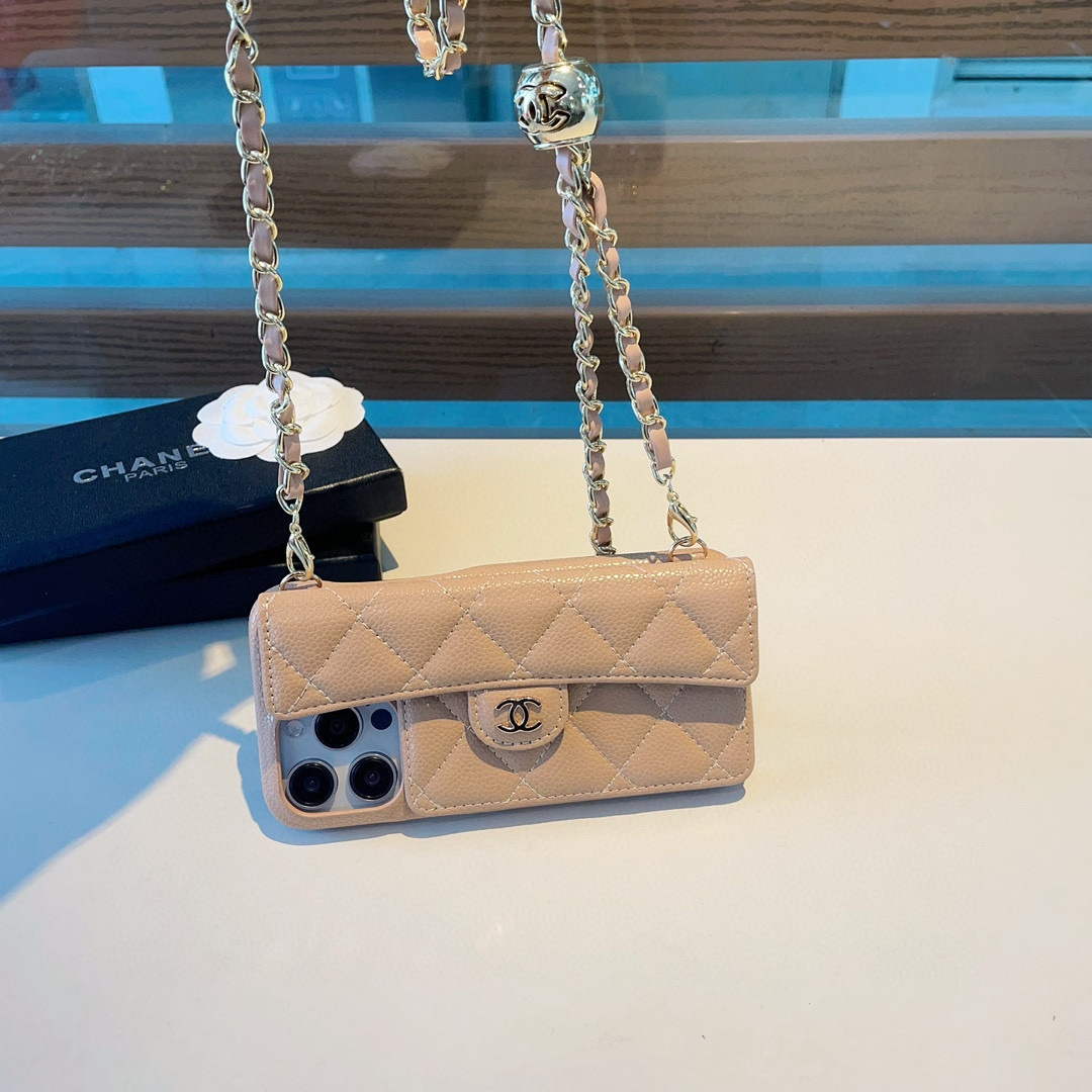 Chanel Apple Iphone Leather Premium Deluxe Phone Case Protection C11006