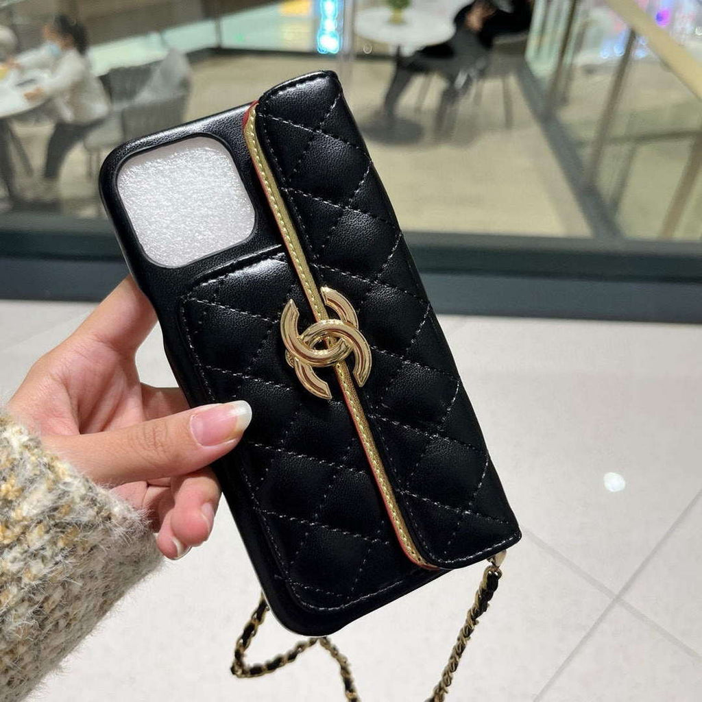 Chanel Apple Iphone Leather Premium Deluxe Phone Case Protection C11011