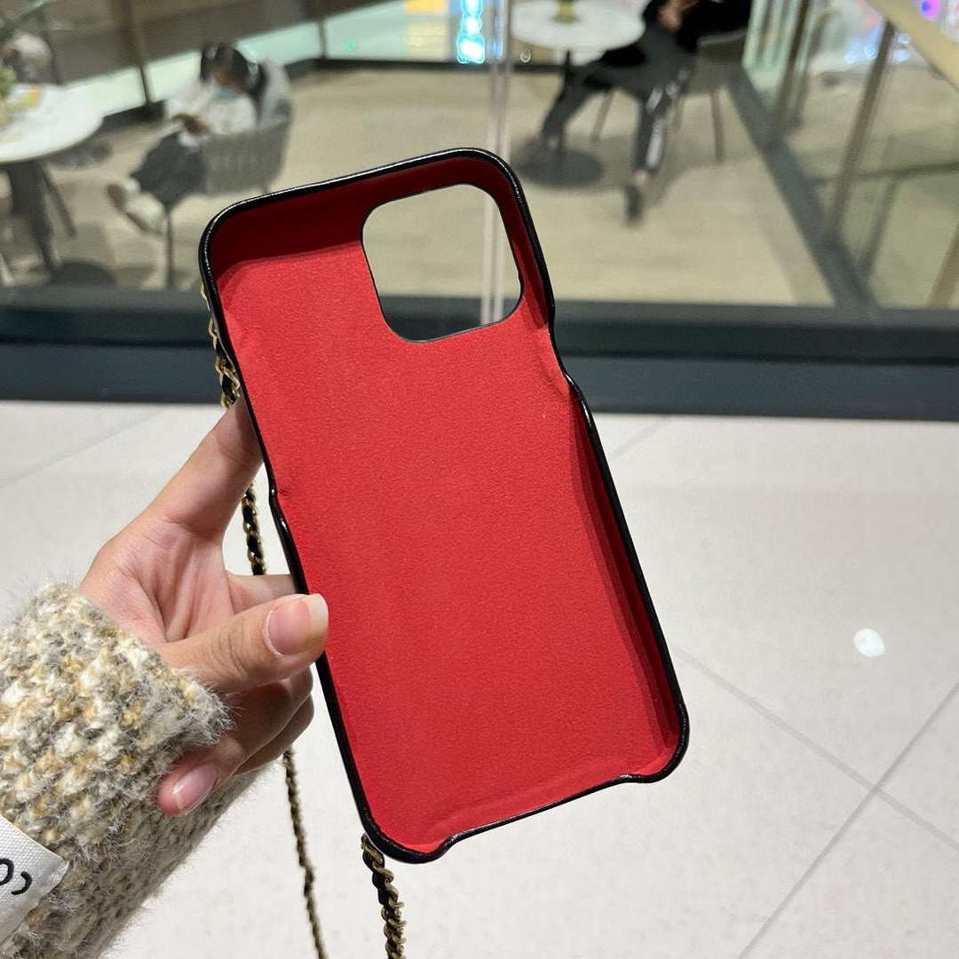 Chanel Apple Iphone Leather Premium Deluxe Phone Case Protection C11011