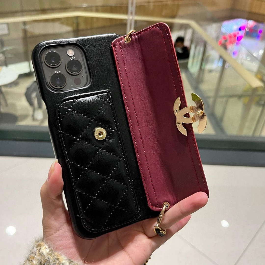 Chanel Apple Iphone Leather Premium Deluxe Phone Case Protection C11011