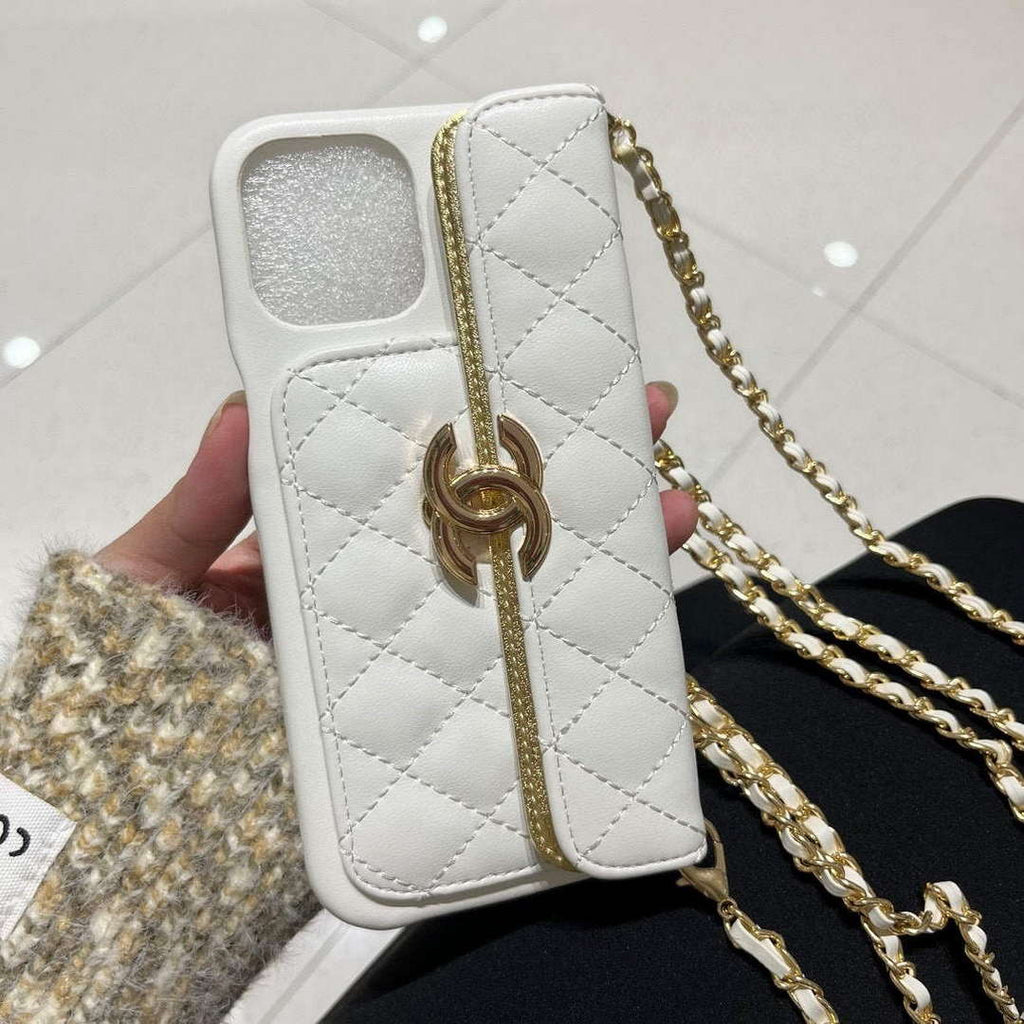 Chanel Apple Iphone Leather Premium Deluxe Phone Case Protection C11012