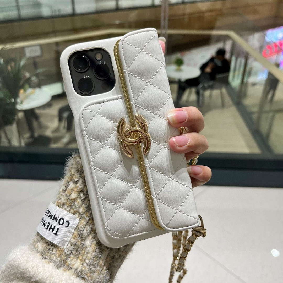 Chanel Apple Iphone Leather Premium Deluxe Phone Case Protection C11012