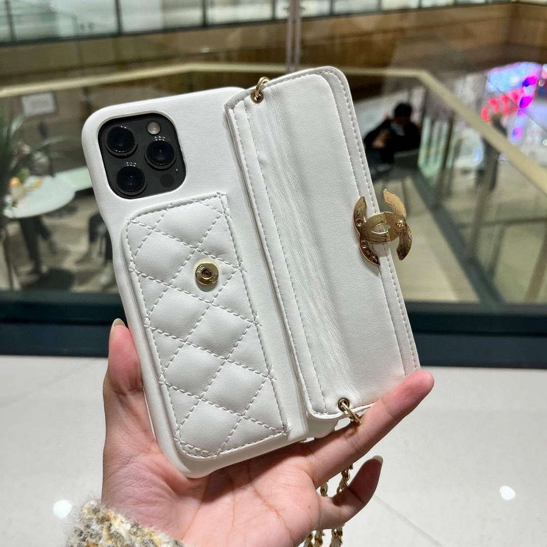 Chanel Apple Iphone Leather Premium Deluxe Phone Case Protection C11012